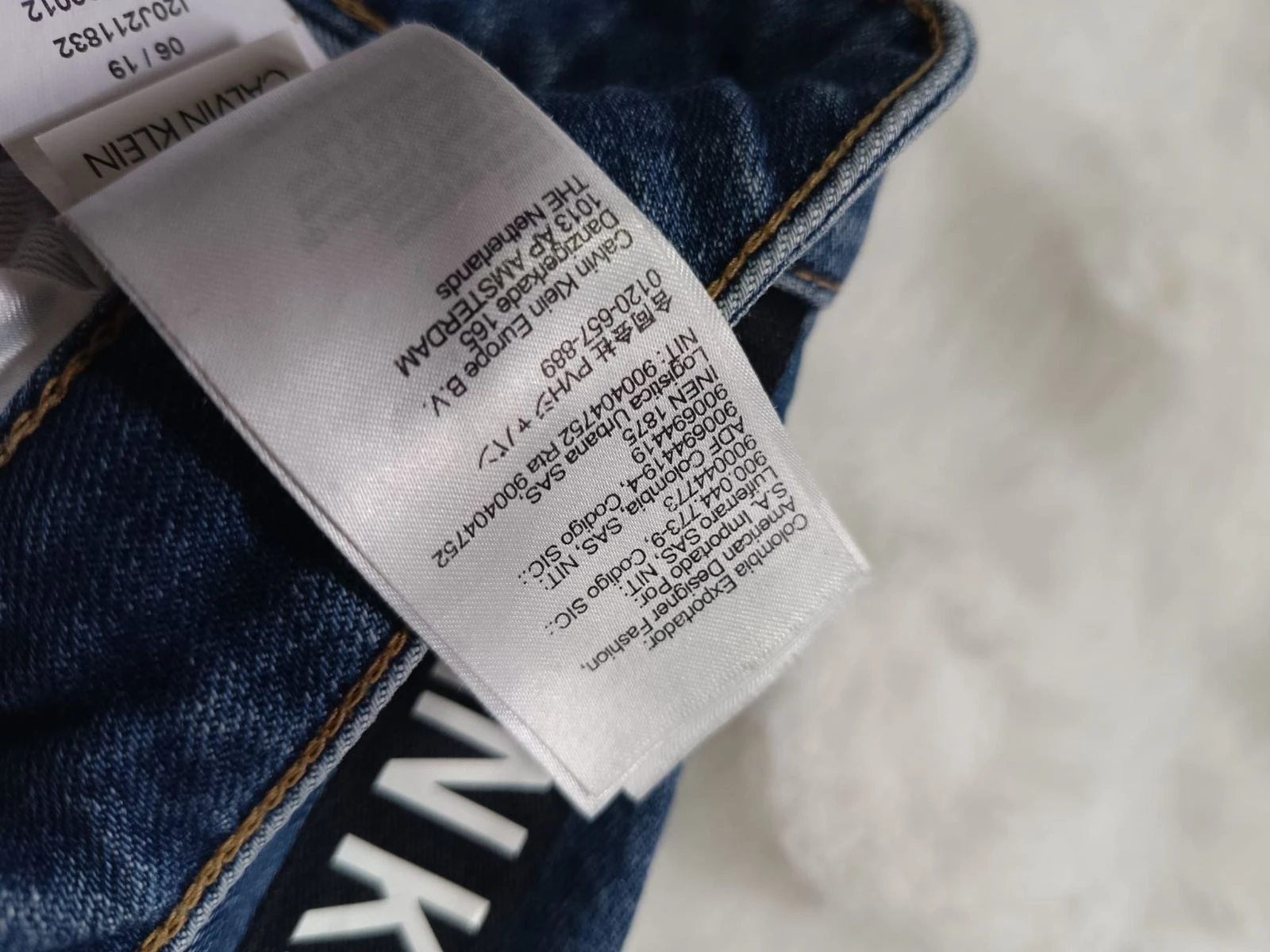 falda Calvin Klein vaquera algodón - jupe en jean mini femme – photo 11